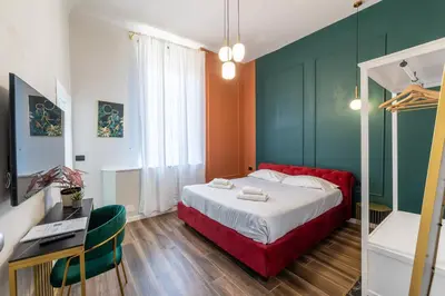 Letto o letti in una camera di Romantic Room Duomo
