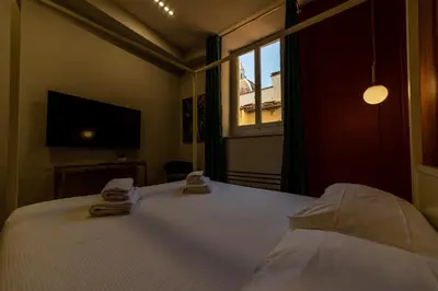 Letto o letti in una camera di Romantic Room Duomo