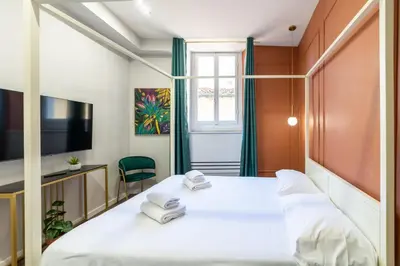 Letto o letti in una camera di Romantic Room Duomo