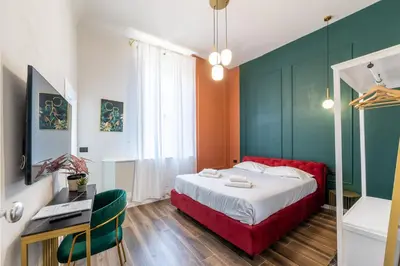 Letto o letti in una camera di Romantic Room Duomo