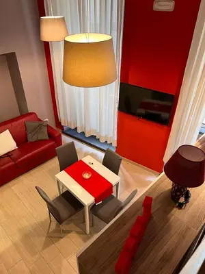 Area soggiorno di LOFT IN FLORENCE