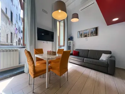 Area soggiorno di LOFT IN FLORENCE