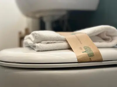 Letto o letti in una camera di Clyde Large Suite