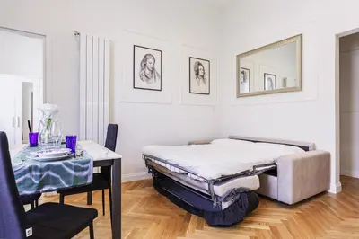Letto o letti in una camera di Florence Heart Santa Maria Novella