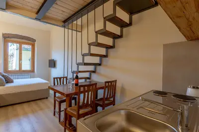 Letto o letti in una camera di Ramaglianti Apartments Suite Tre