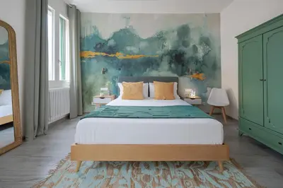 Letto o letti in una camera di Via Pollaiolo, 55 - Florence Charming Apartments - Comfort e Stile a 350mt dal Tram! First floor with elevator and car places on street