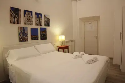 Letto o letti in una camera di Bronze Horse affittacamere