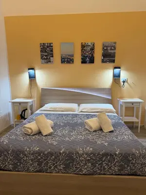 Letto o letti in una camera di Bronze Horse affittacamere