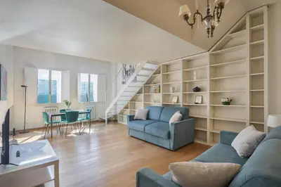 Area soggiorno di Florentine Gem Apartment