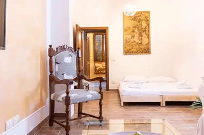 Area soggiorno di San Niccolò Elegant Apartment