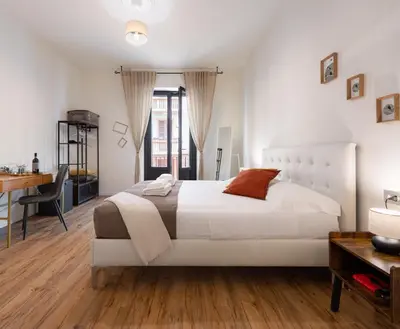 Letto o letti in una camera di MusArt