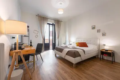 Letto o letti in una camera di MusArt
