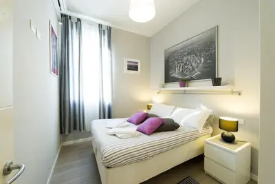 Letto o letti in una camera di Alloggio Casa Tua