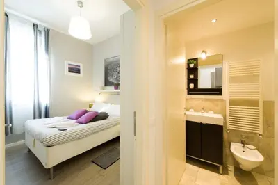 Letto o letti in una camera di Alloggio Casa Tua