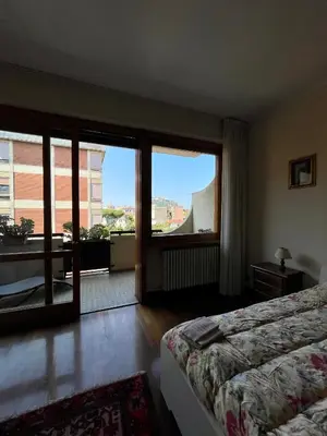 Letto o letti in una camera di Casa Mora