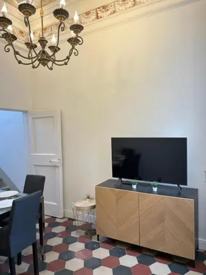 TV o dispositivi per l'intrattenimento presso BIANCA'S HOME-BREATHTAKING TERRACE 360° VIEW OF FLORENCE