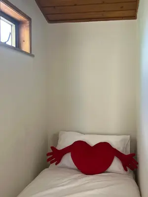 Letto o letti in una camera di BIANCA'S HOME-BREATHTAKING TERRACE 360° VIEW OF FLORENCE