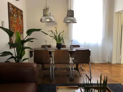 Area soggiorno di Art Apartments