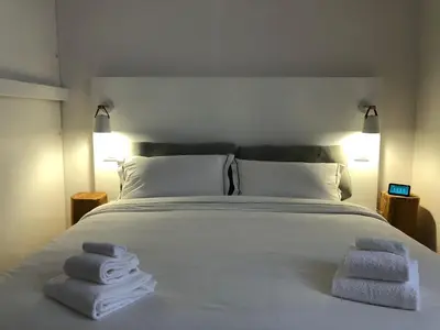 Letto o letti in una camera di Art Apartments
