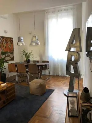 Area soggiorno di Art Apartments