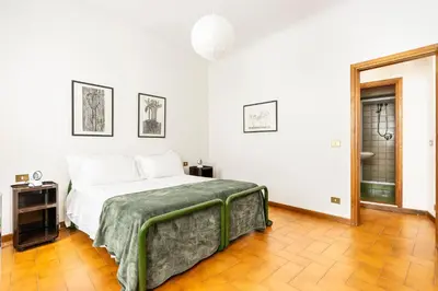 Letto o letti in una camera di Vecchia Volta New