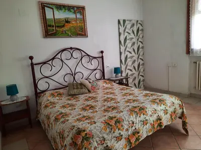 Letto o letti in una camera di La Cantinetta di Barberino