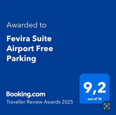 Certificato, attestato, insegna o altro documento esposto da Fevira Suite Airport Free Parking