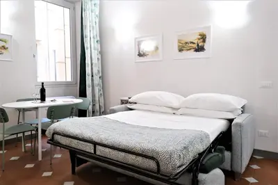 Letto o letti in una camera di Wine Apartments Florence Ribolla