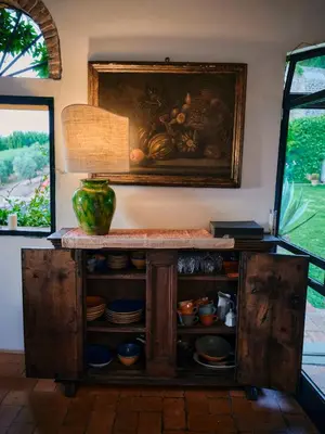 Cucina o angolo cottura di Charming cottage only for you, a hidden gem 10mn walk to historic center, stunning view