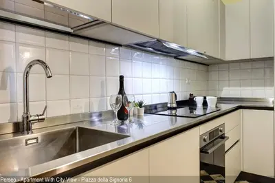 Cucina o angolo cottura di Le Farine della Signoria Apartments by Mamo Florence