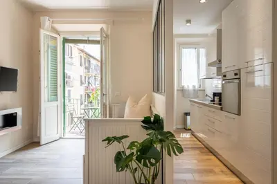Cucina o angolo cottura di Apartment Novolino With Balcony