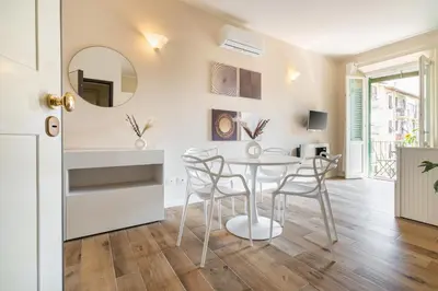 Area soggiorno di Apartment Novolino With Balcony