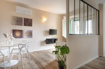 TV o dispositivi per l'intrattenimento presso Apartment Novolino With Balcony