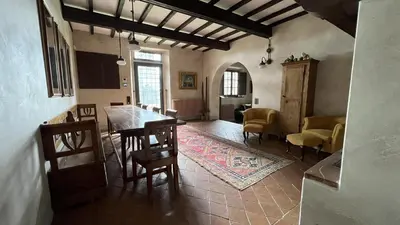 Area soggiorno di Casale Carla