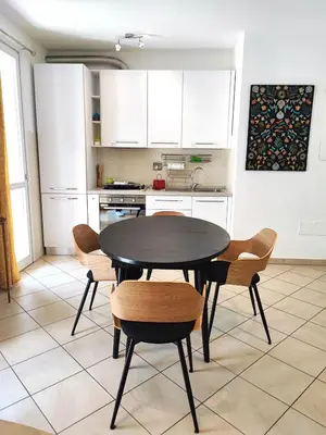 Cucina o angolo cottura di Il Melograno Apartment (Centro Storico Prato)