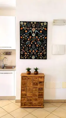 Cucina o angolo cottura di Il Melograno Apartment (Centro Storico Prato)