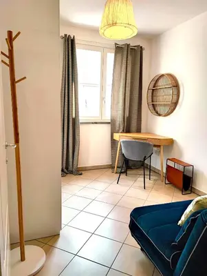 Area soggiorno di Il Melograno Apartment (Centro Storico Prato)