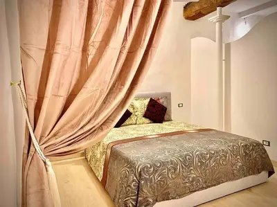 Letto o letti in una camera di Lovely and cozy central apartment in the best position