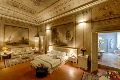 Area soggiorno di Palazzo Guicciardini