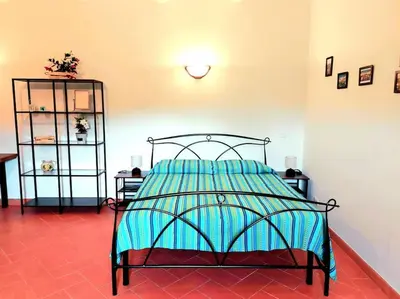 Letto o letti in una camera di Dependance nel Chianti a pochi minuti da Firenze