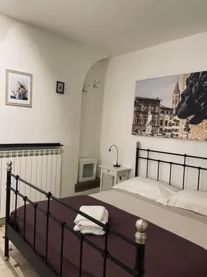 Letto o letti in una camera di Appartamento San Niccoló GR
