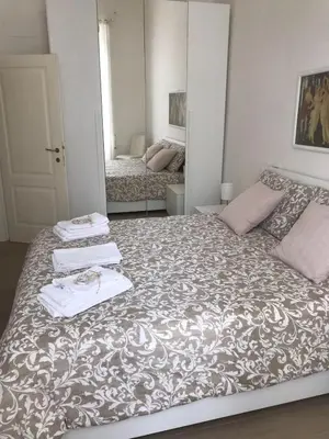 Letto o letti in una camera di Dolce Dimora