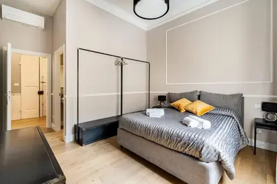 Letto o letti in una camera di 49 Square Garden