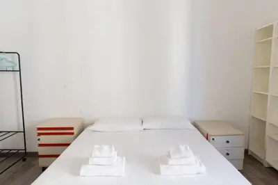 Letto o letti in una camera di Big Apartment Outside Ztl Zone