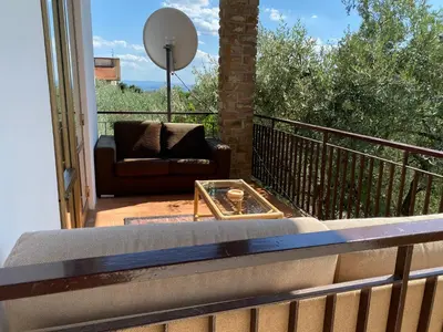 Balcone o terrazza di BELLA VISTA BOLOGNESE