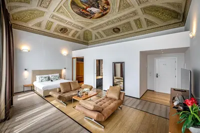 Area soggiorno di Palazzo Alfieri - Place of Charme