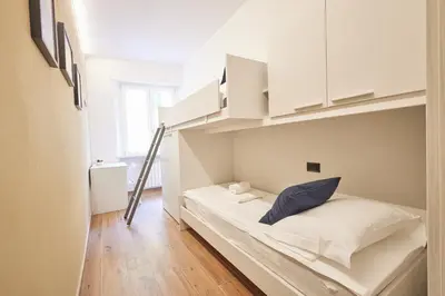 Letto o letti in una camera di [San Donato] Jewel Apartment