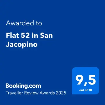 Certificato, attestato, insegna o altro documento esposto da Flat 52 in San Jacopino