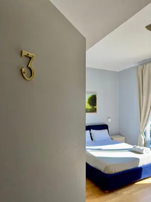 Letto o letti in una camera di Sweet Home Desiree