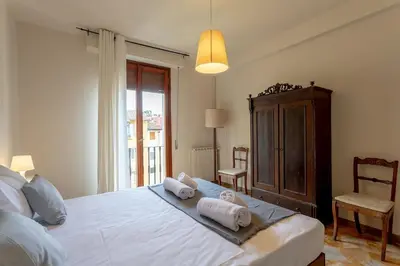 Letto o letti in una camera di Vicolo Dell'oro 2 Ponte Vecchio